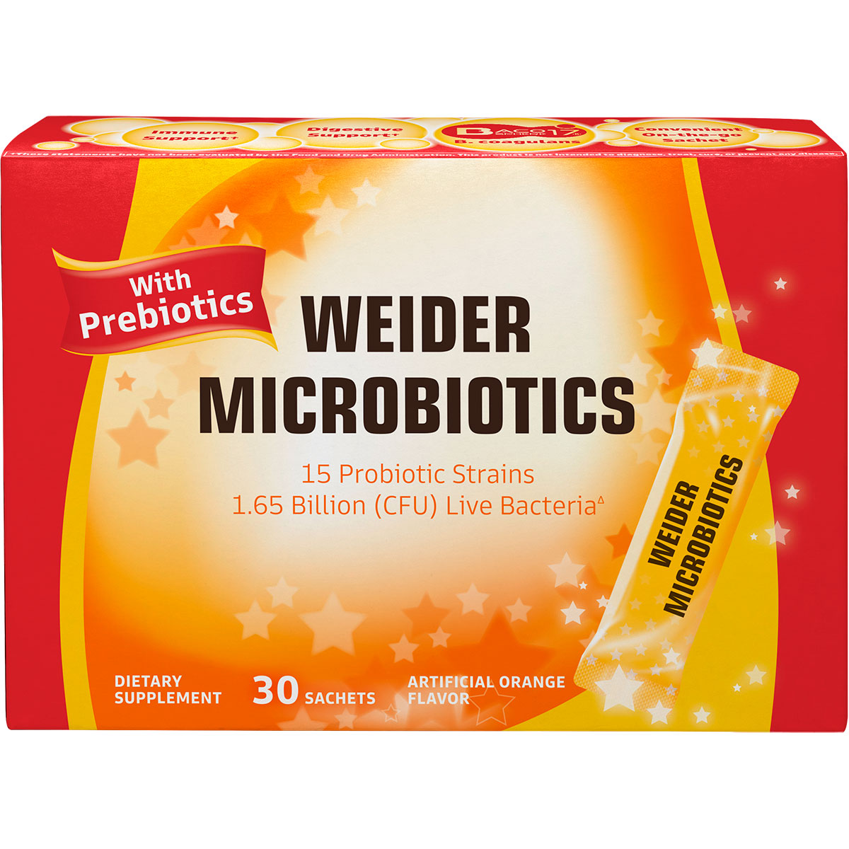 Microbiotics with Prebiotics