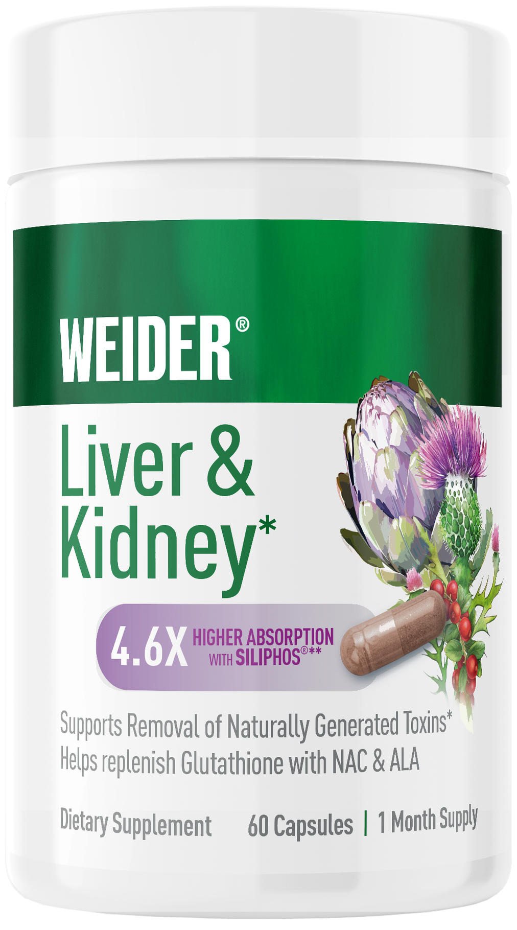 Liver & Kidney Support – 60 Capsules