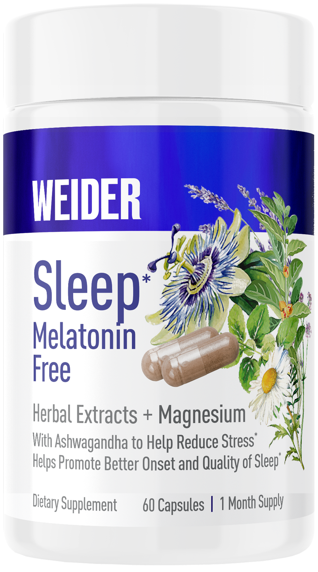 Sleep – Melatonin Free – 60 Capsules