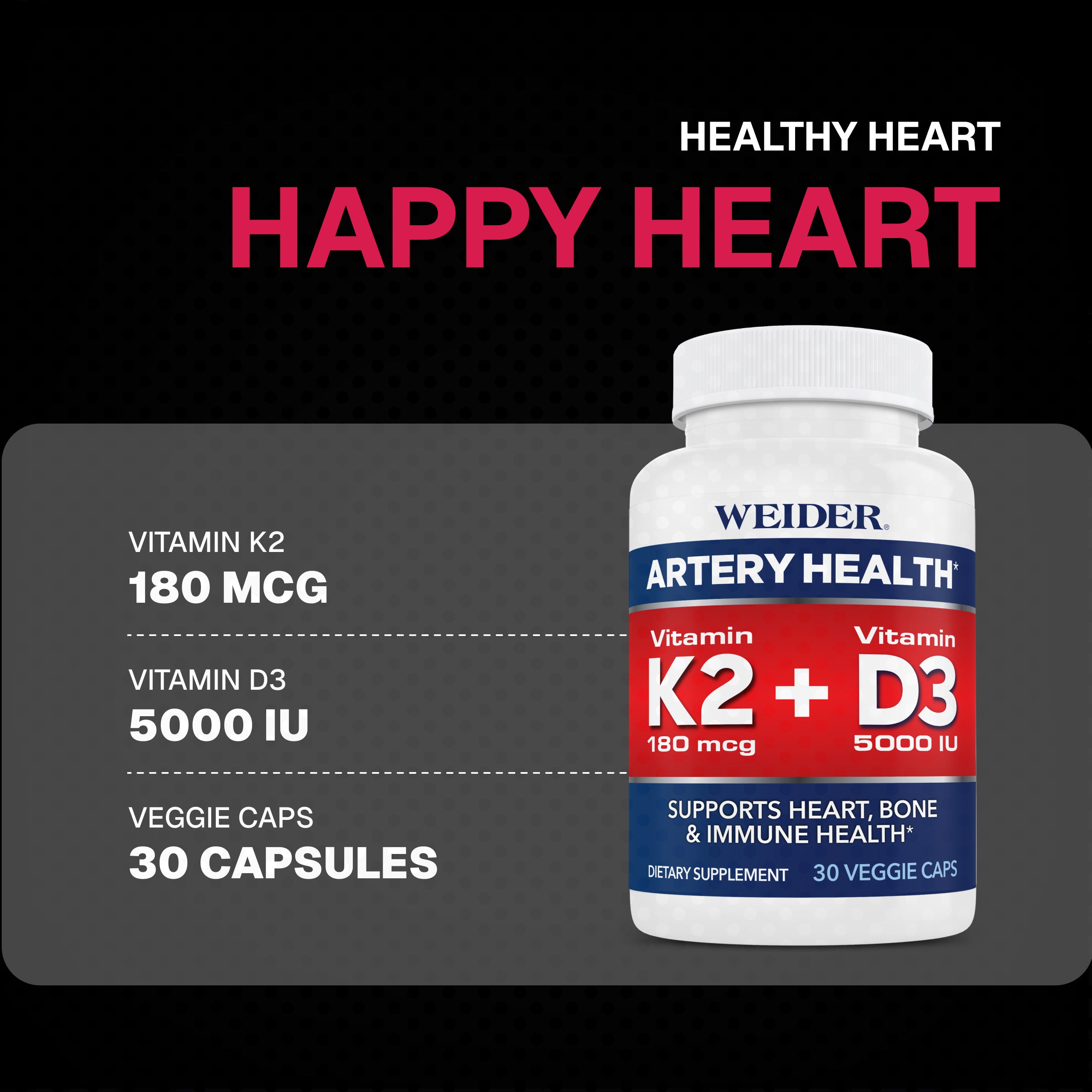 Artery Health - Vitamin K2 + D3
