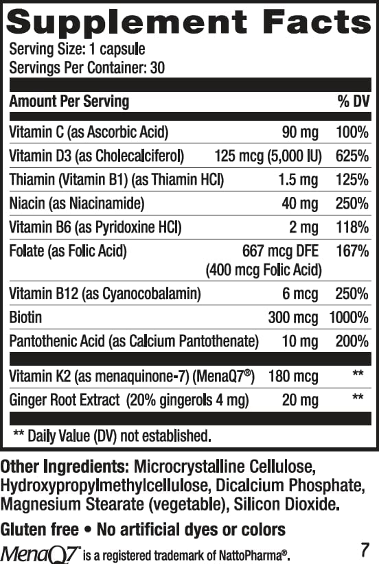 Artery Health Vitamin K2 w/ D3 (30ct) Weider Global Nutrition